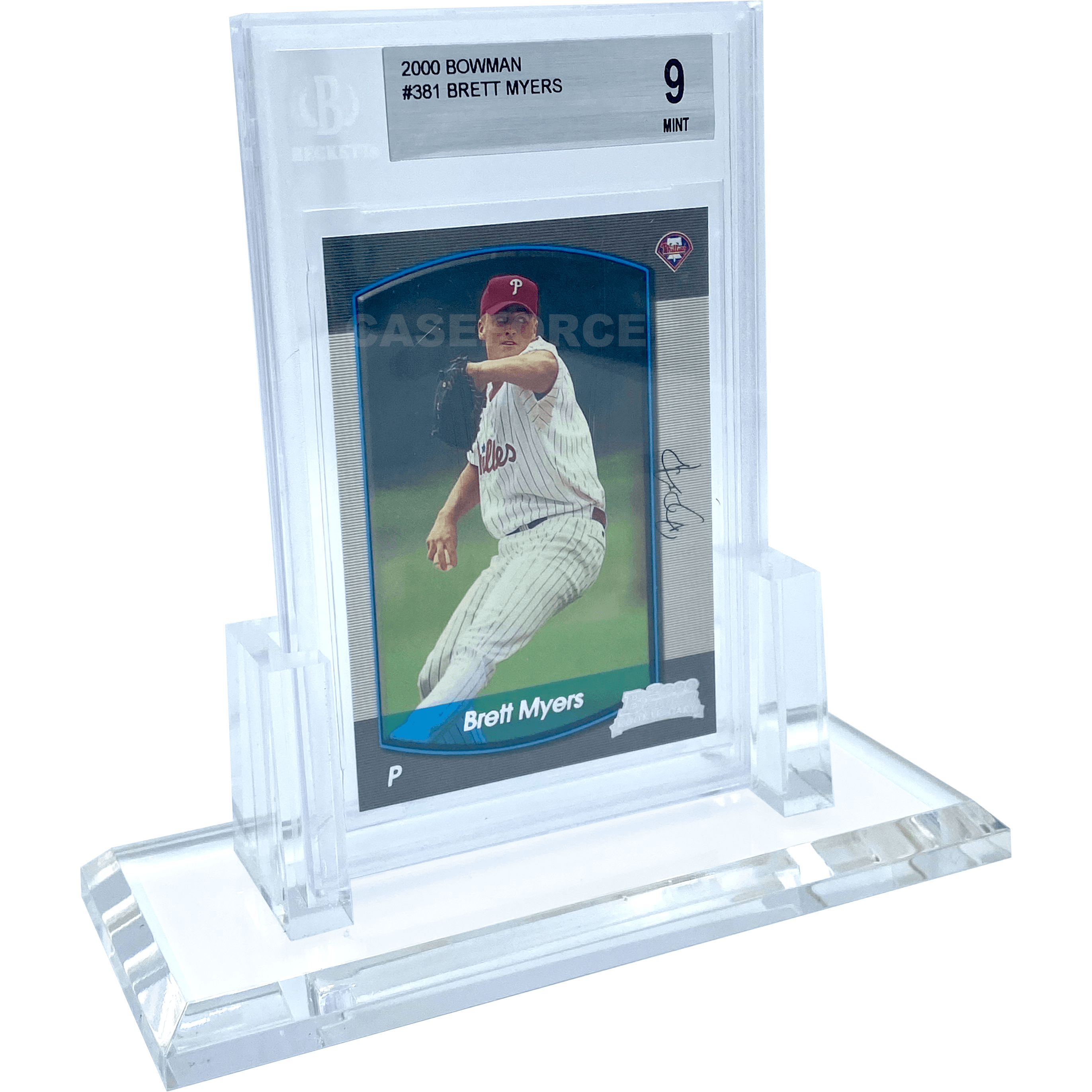 BGS Graded Card Display Frame - Wall Mount Baseball Trading Card Display