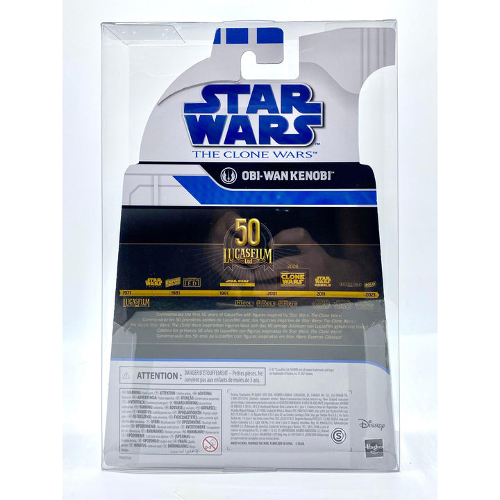 Case Protectors for Star Wars Lucasfilm 50th Clone Wars Carded Action Figures - Caseforceco